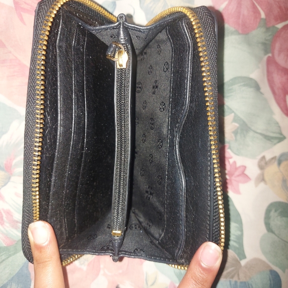 Black leather wristlet - Picture 4 of 5